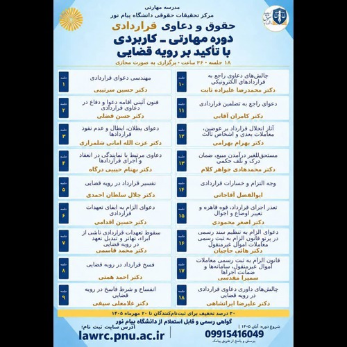 حقوق و دعاوی قراردادی